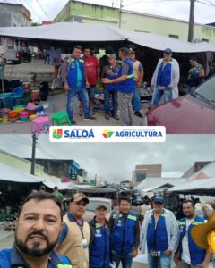 Secretaria de Agricultura e Vigilância Sanitária realizam ação educativa com feirantes em Saloá