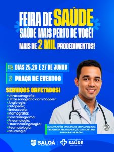 Feira de Saúde oferecerá mais de 2 mil procedimentos para a população de Saloá